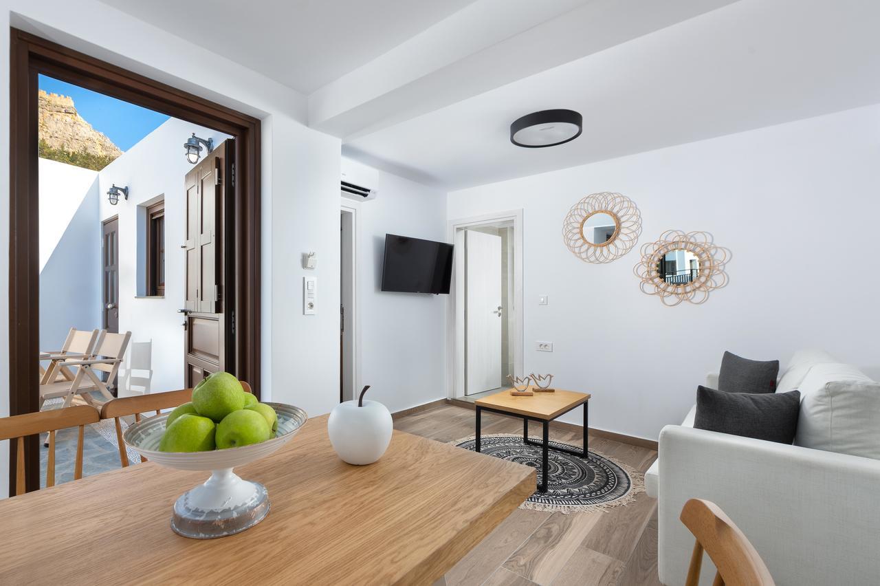 Lindos Heart Apartments Bagian luar foto