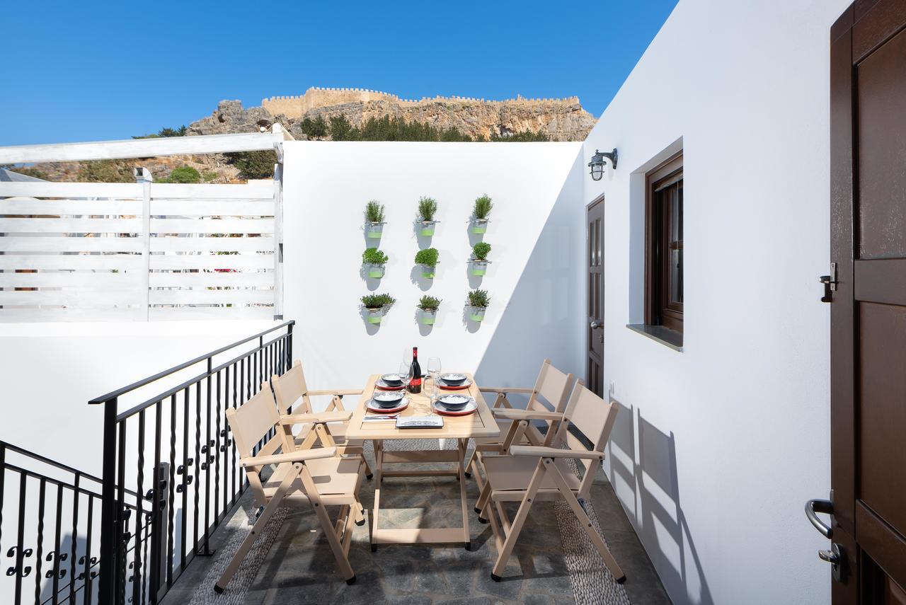 Lindos Heart Apartments Bagian luar foto